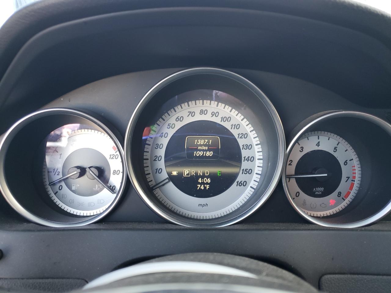 2013 Mercedes-Benz C-klasse VIN WDDGJ4HB4DG079622 Copart auction photo, rear end damage thumbnail 9