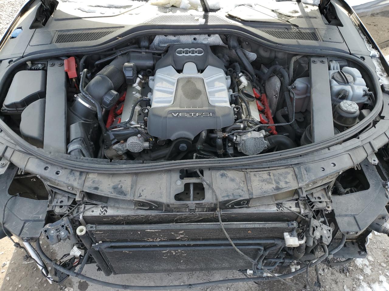 2013 Audi A8 VIN WAUAGAFD3DN001326 Copart auction photo, all over damage thumbnail 11