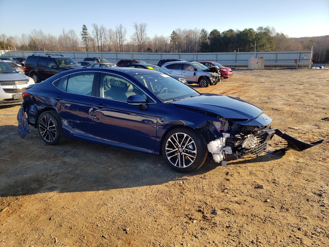2025 Toyota Camry VIN 4T1DBADK2SU013093 Copart auction photo, all over / undercarriage damage thumbnail 4