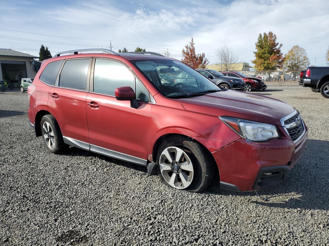 2018 Subaru Forester VIN JF2SJAGC3JH536392 Copart auction photo, all over damage thumbnail 4