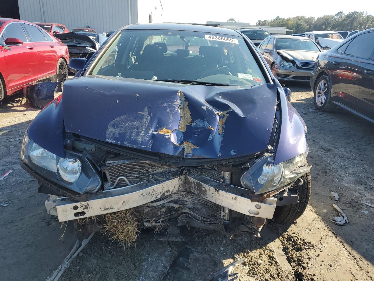2010 Honda Civic VIN 2HGFA1F61AH506993 Copart auction photo, vandalism / front end damage thumbnail 5