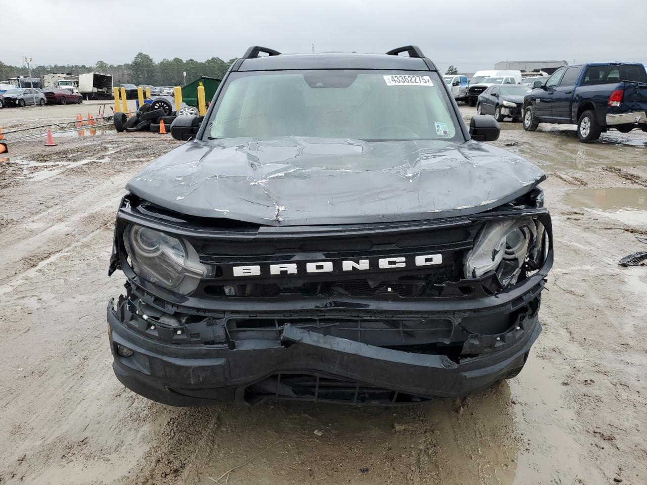 2021 Ford Bronco VIN 3FMCR9C65MRA05462 Copart auction photo, front end damage thumbnail 5