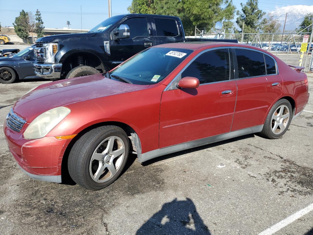 2003 Infiniti G VIN JNKCV51E83M021549