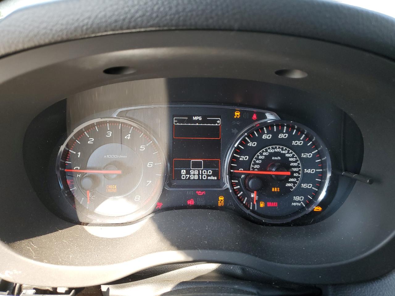2019 Subaru WRX VIN JF1VA1C62K9816298 Copart auction photo, front end / undercarriage damage thumbnail 9