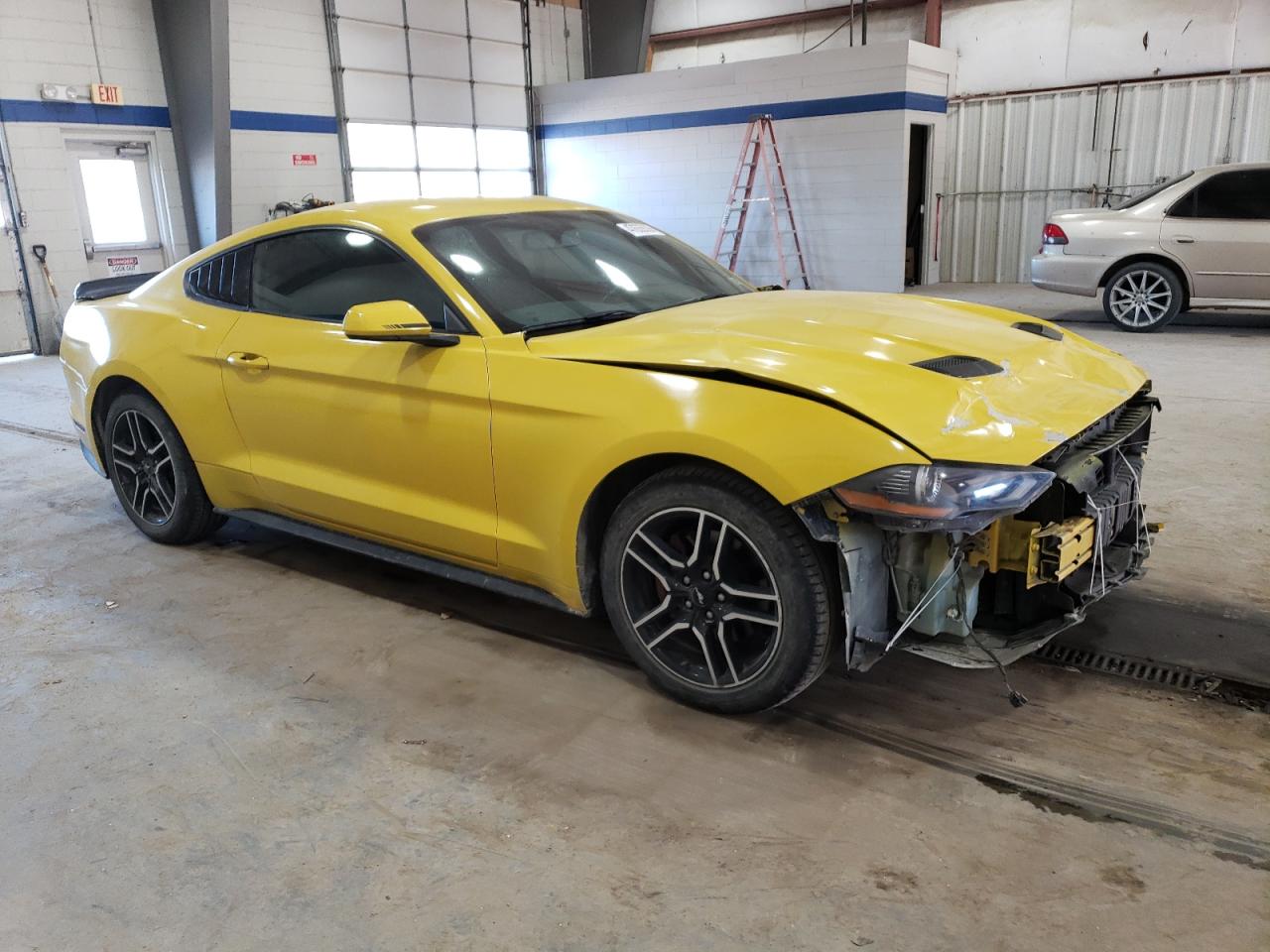 2018 Ford Mustang VIN 1FA6P8TH0J5181536 Copart auction photo, front end damage thumbnail 4