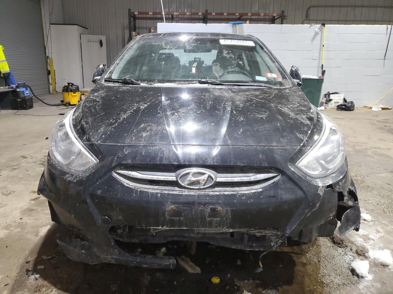 2016 Hyundai Accent VIN KMHCT4AE2GU139244 Copart auction photo, front end / undercarriage damage thumbnail 5