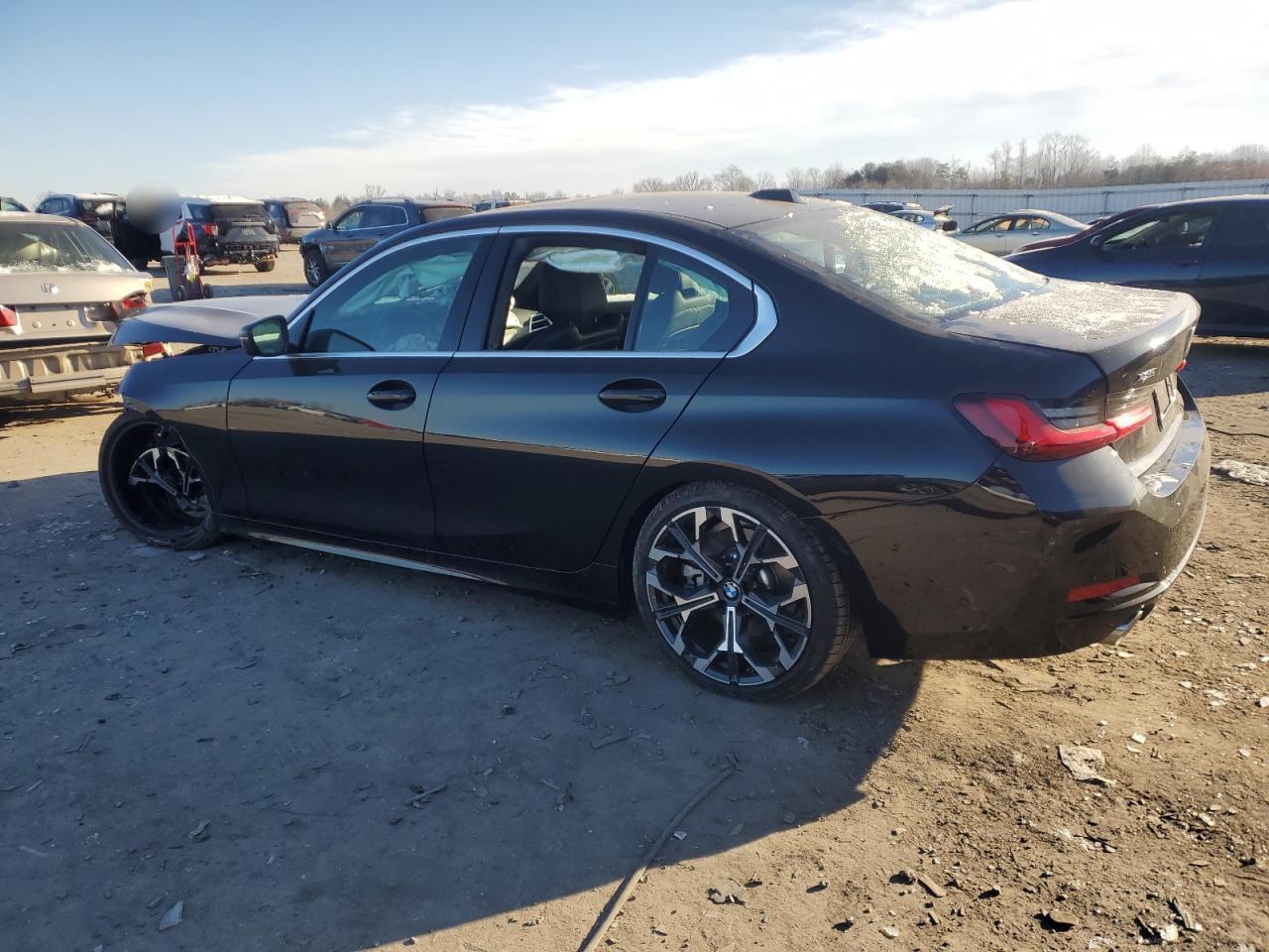 2025 BMW 3er VIN 3MW89CW06S8F01546 Copart auction photo, front end / undercarriage damage thumbnail 2