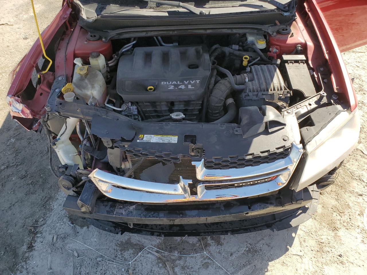 2013 Dodge Avenger VIN 1C3CDZAB4DN631434 Copart auction photo, front end / minor dent/scratches damage thumbnail 11