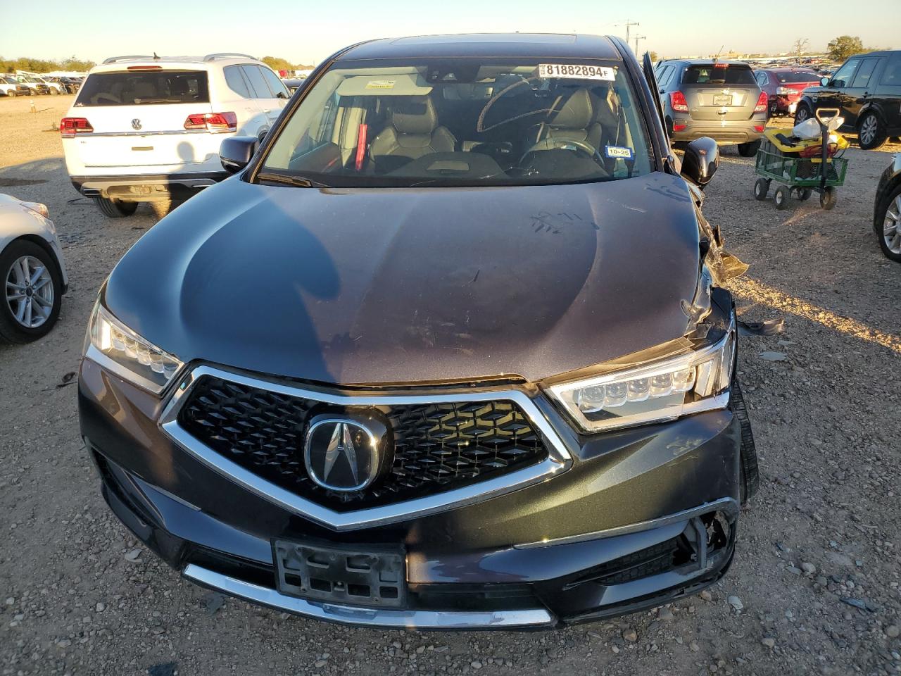 2019 Acura MDX VIN 5J8YD4H56KL004555 Copart auction photo, front end damage thumbnail 5