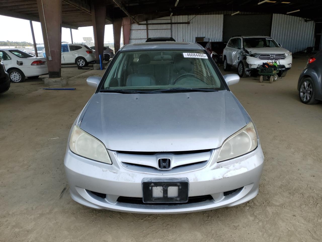 2005 Honda Civic VIN 2HGES26795H547224 Copart auction photo, mechanical / side damage thumbnail 5