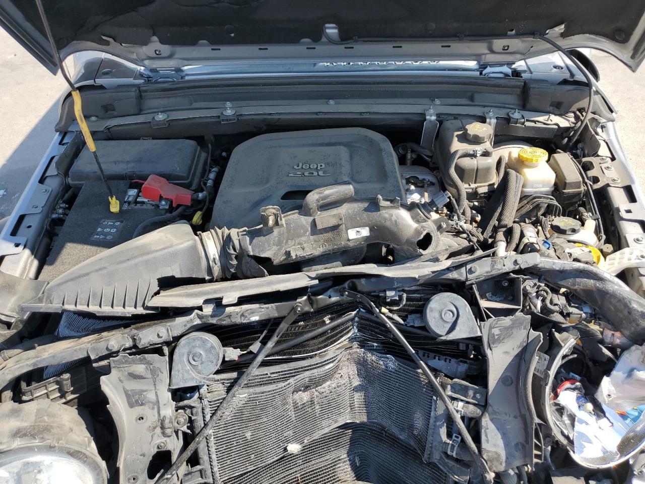 2018 Jeep Wrangler VIN 1C4HJXDN9JW232609 Copart auction photo, front end damage thumbnail 12