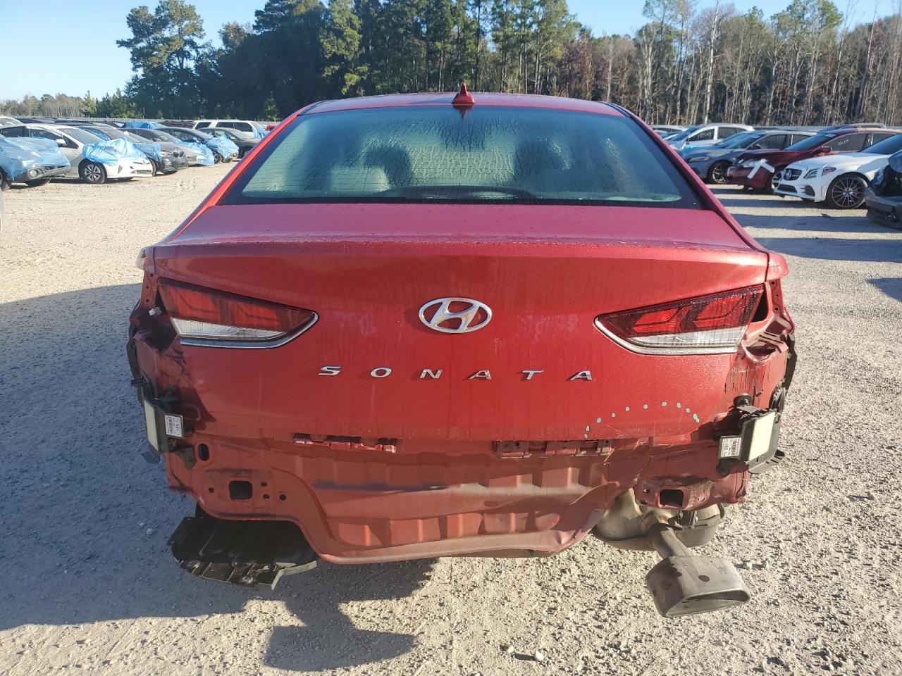 2018 Hyundai Sonata VIN 5NPE34AF7JH685514 Copart auction photo, rear end damage thumbnail 6