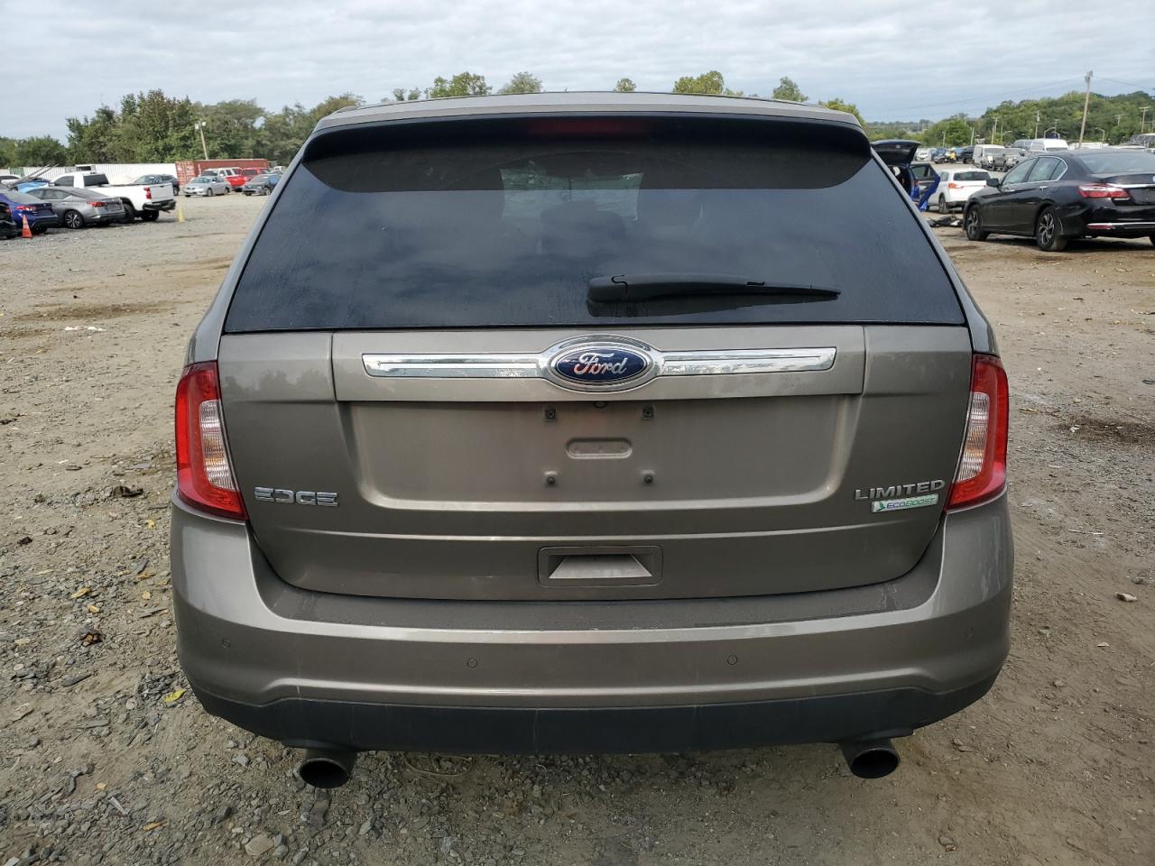 2014 Ford Edge VIN 2FMDK3K95EBB53533 Copart auction photo, all over damage thumbnail 6