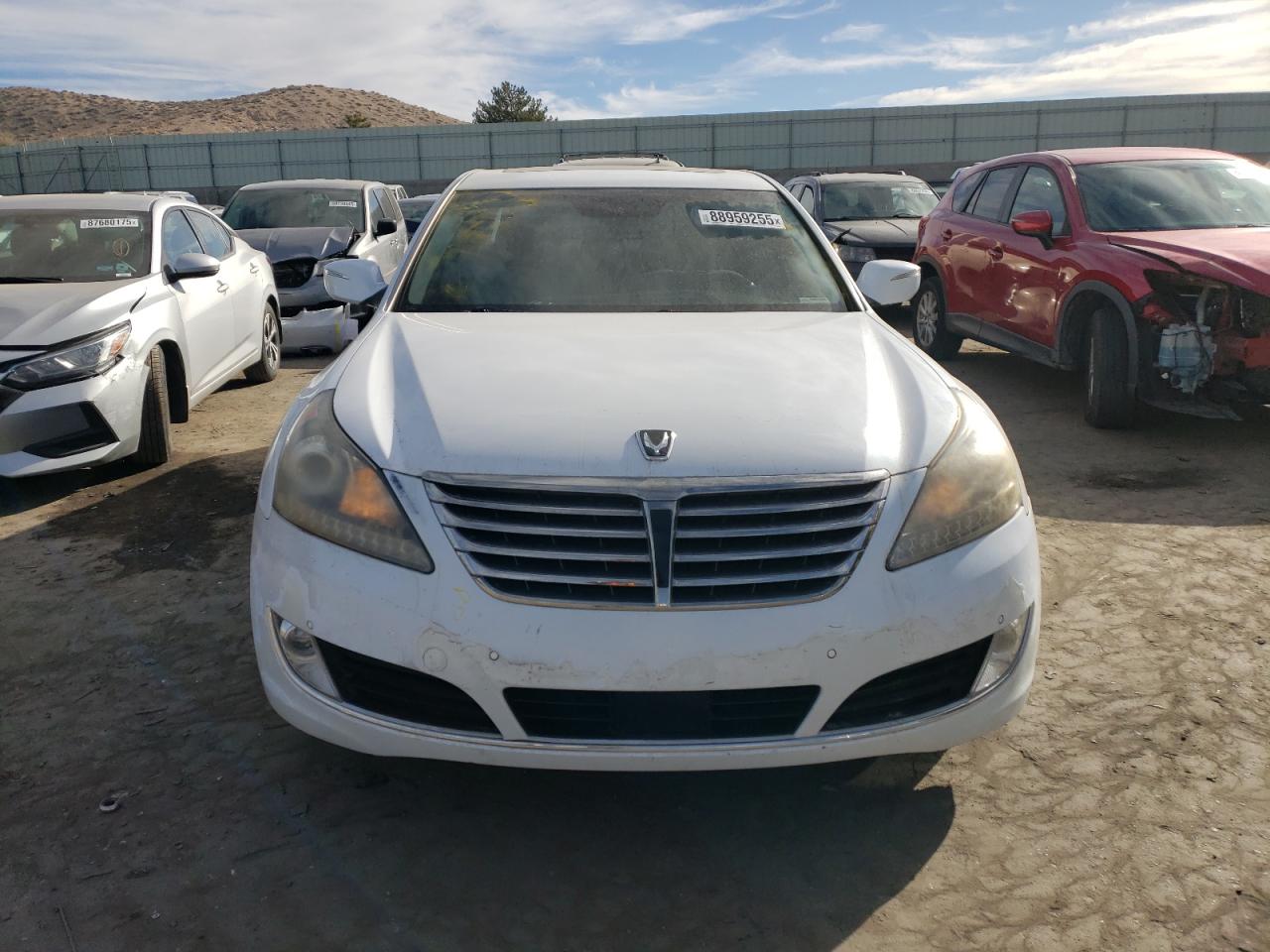 2014 Hyundai Equus VIN KMHGH4JH5EU089627 Copart auction photo, rear end damage thumbnail 5