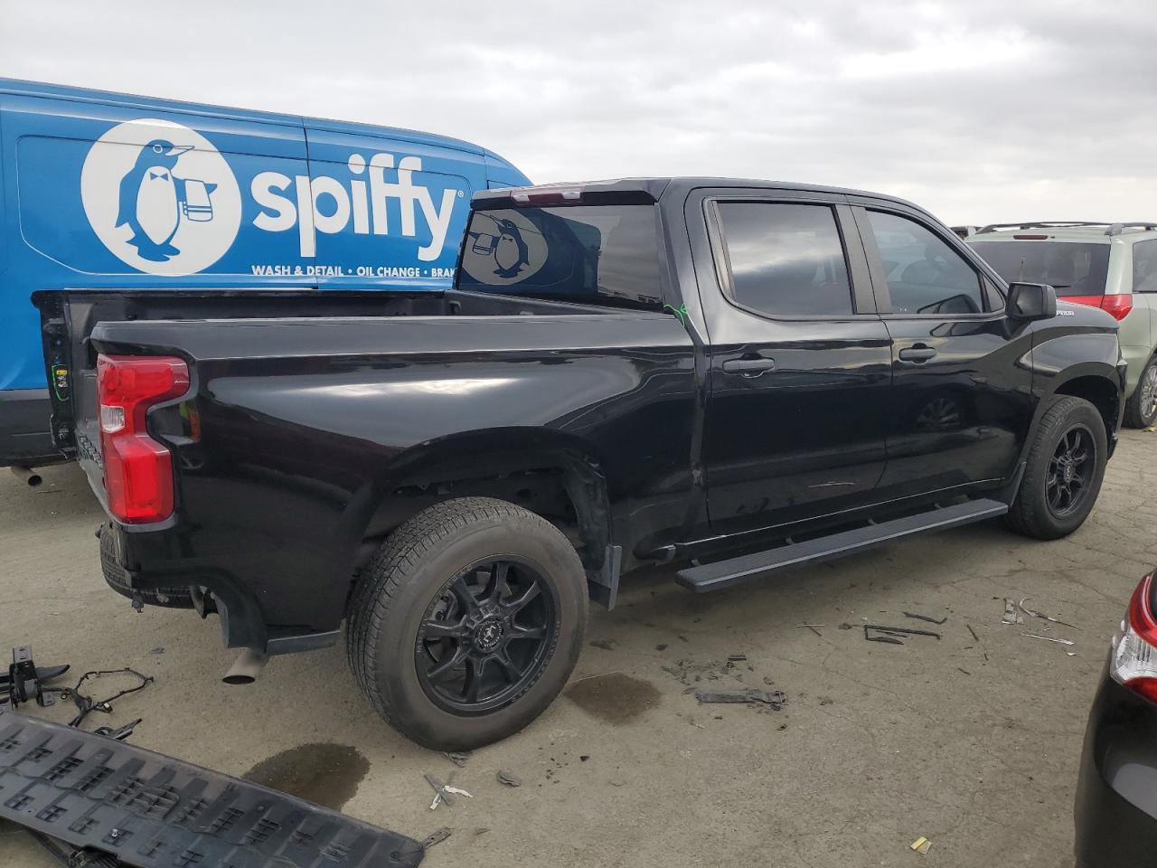 2021 Chevrolet Silverado VIN 3GCPWBEK8MG301250 Copart auction photo, rear end damage thumbnail 3