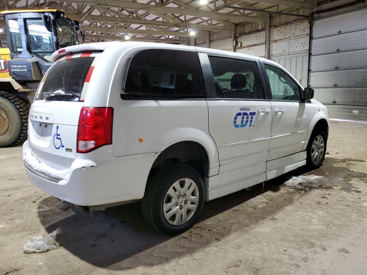 2016 Dodge Caravan VIN 2C4RDGBG6GR340252 Copart auction photo, mechanical / side damage thumbnail 3