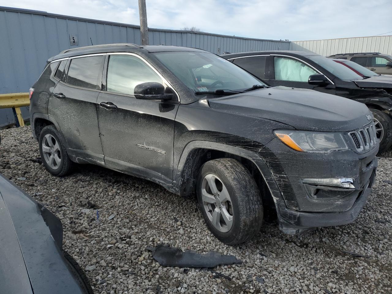 2021 Jeep Compass VIN 3C4NJDBB1MT504607 Copart auction photo, front end damage thumbnail 4