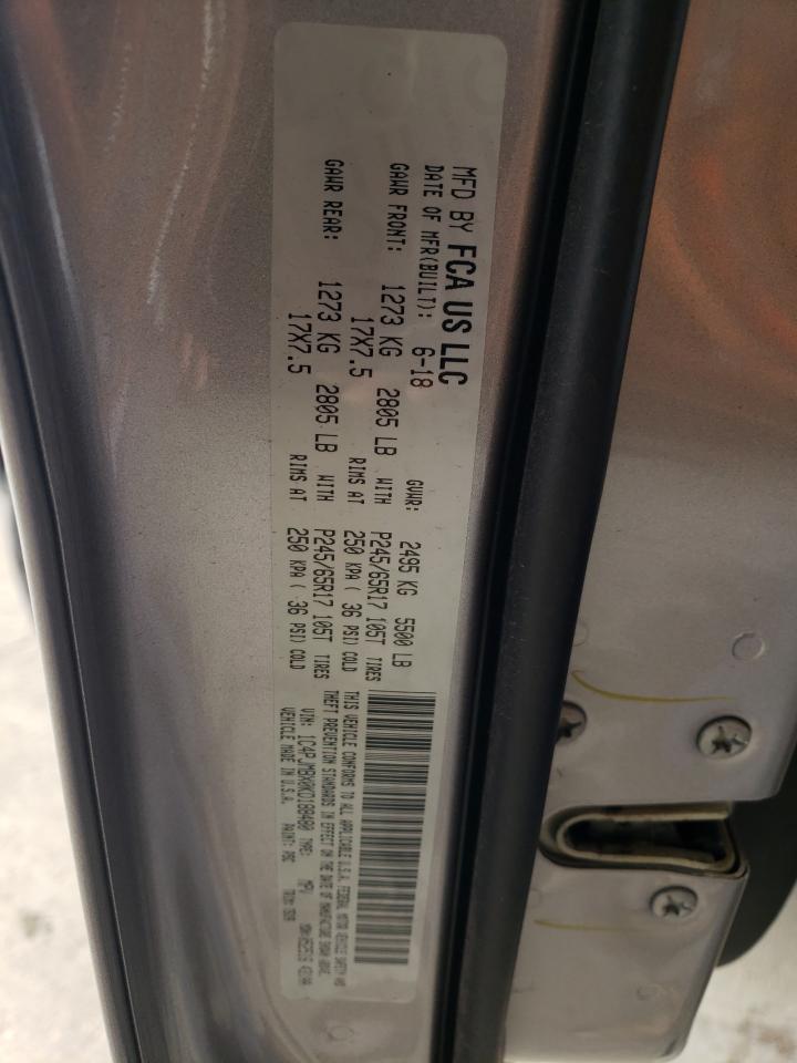 2019 Jeep Cherokee VIN 1C4PJMBX0KD188480 Copart auction photo, rear end / front end damage thumbnail 15