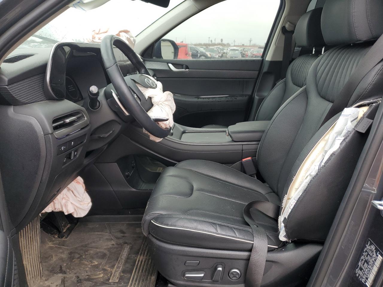 2024 Hyundai Palisade VIN KM8R54GE9RU731125 Copart auction photo, front end / rear end damage thumbnail 7