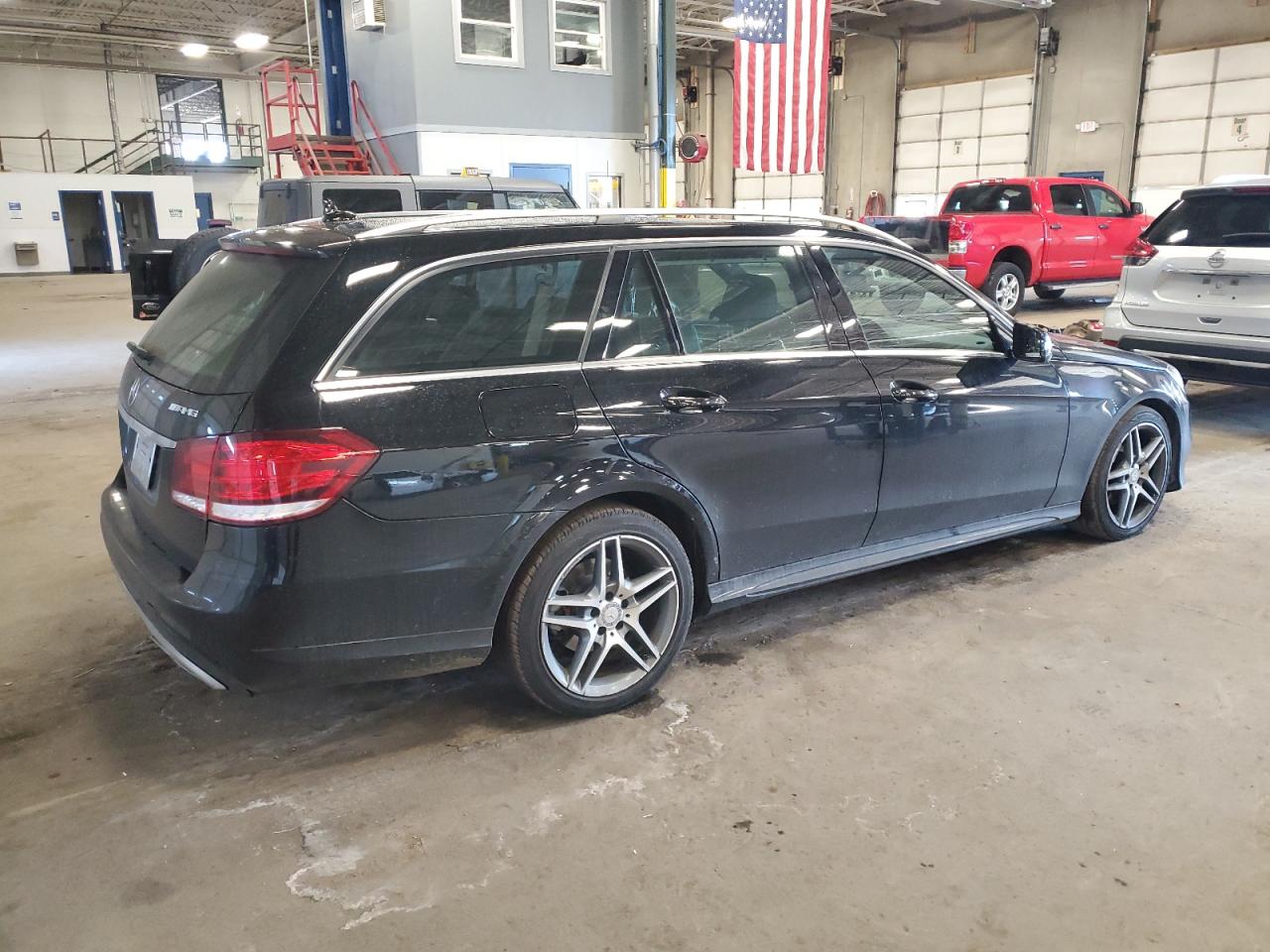 2015 Mercedes-Benz E-klasse VIN WDDHH8JB9FB109473 Copart auction photo, rear end / side damage thumbnail 3