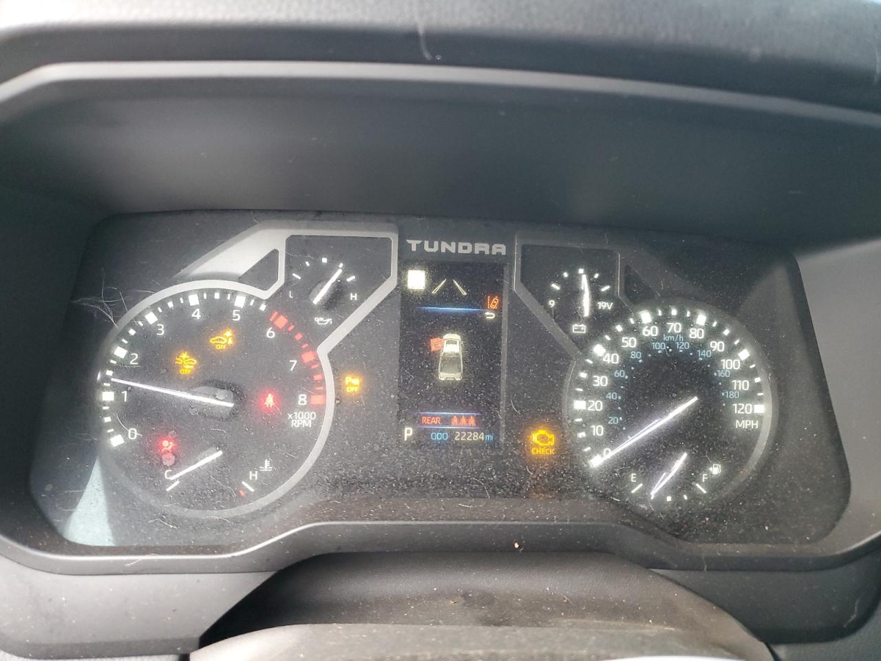 2023 Toyota Tundra VIN 5TFJA5DB7PX122558 Copart auction photo, front end damage thumbnail 9
