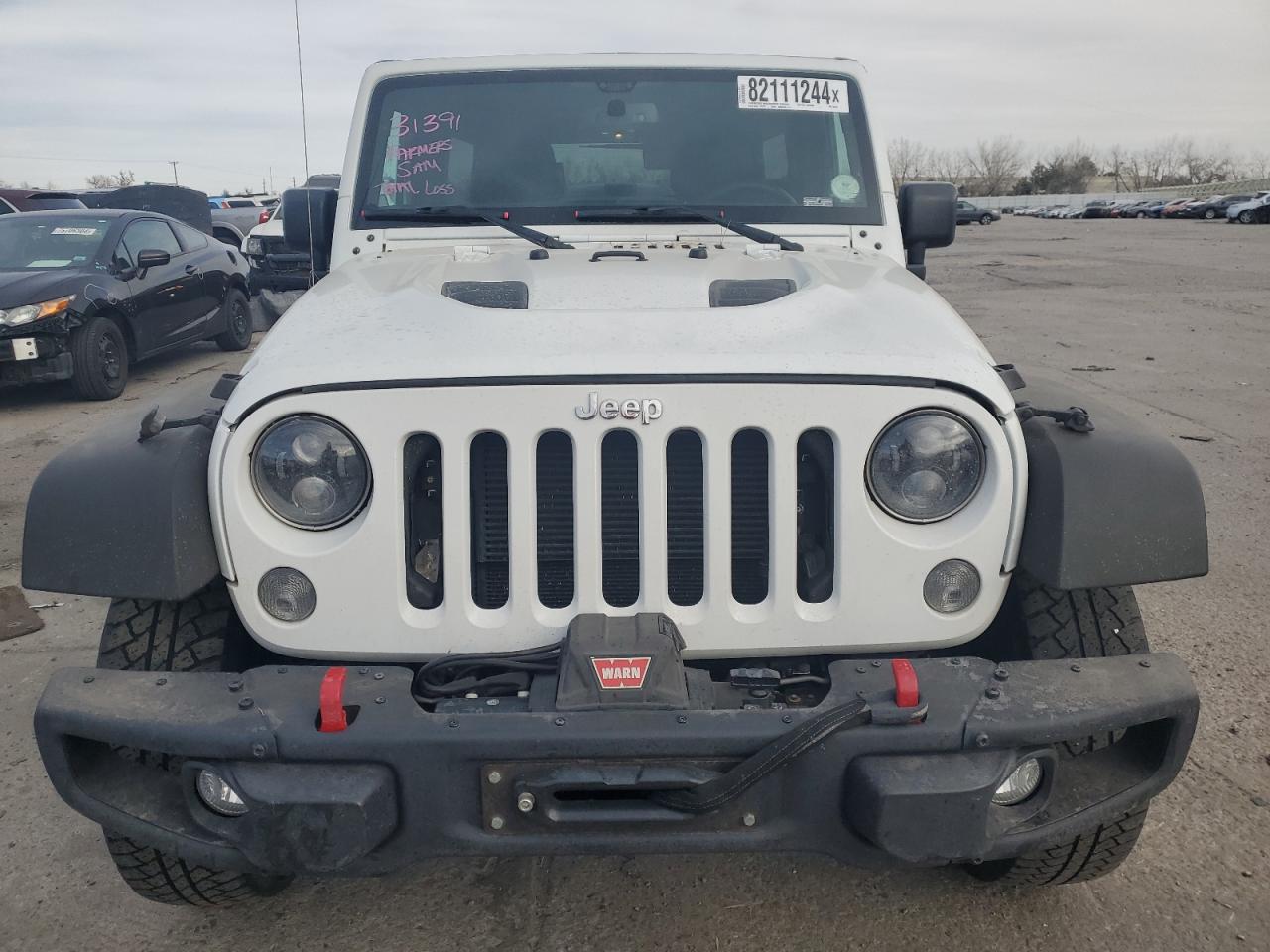 2015 Jeep Wrangler VIN 1C4BJWFG1FL587555 Copart auction photo, rear end damage thumbnail 5
