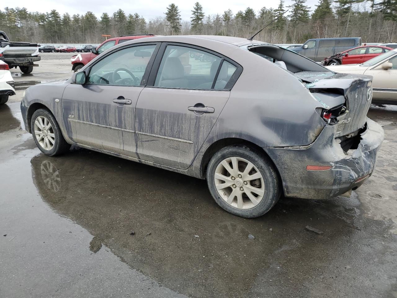 2007 Mazda 3 VIN JM1BK123371622936 Copart auction photo, rear end damage thumbnail 2