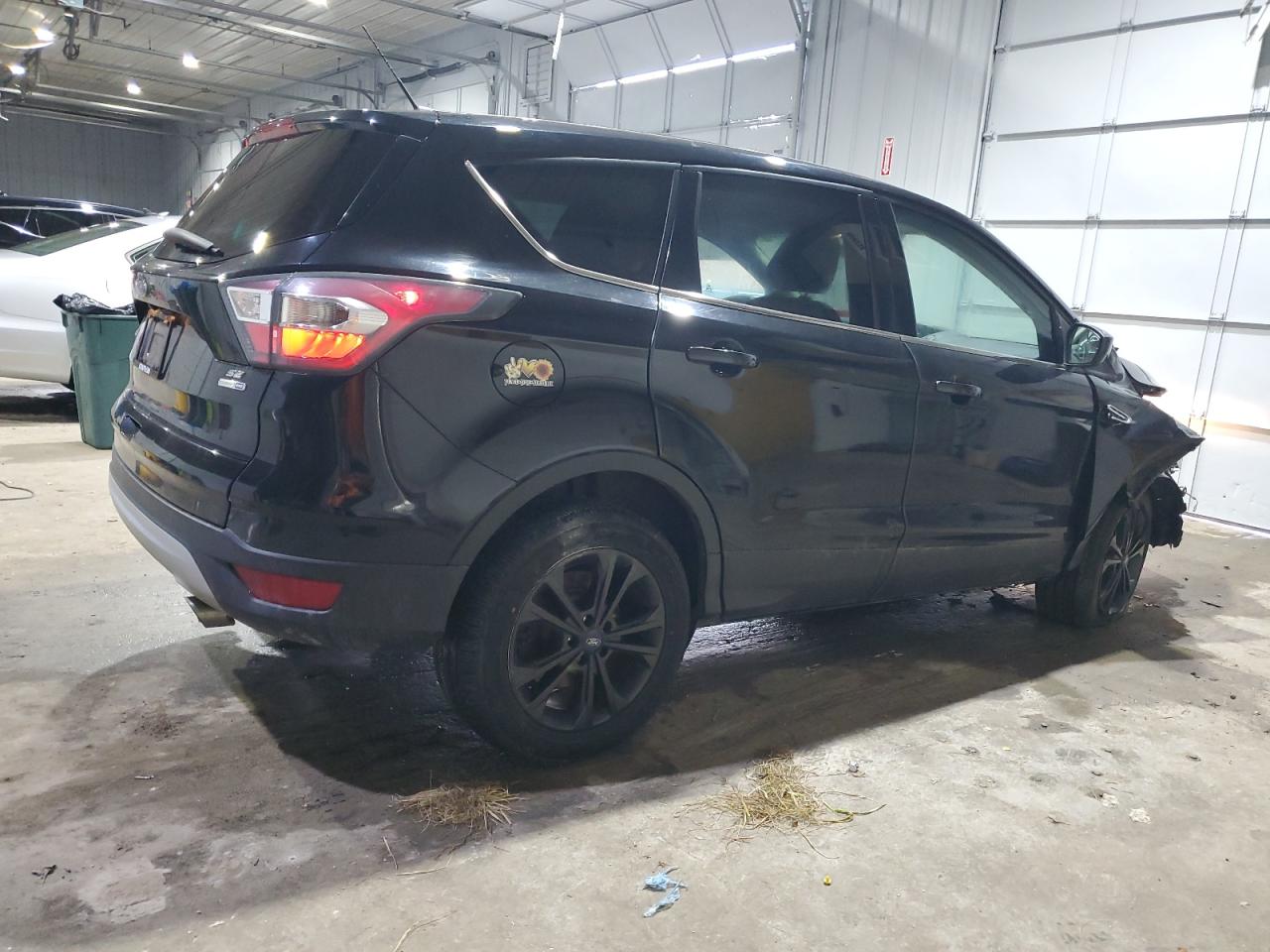 2017 Ford Escape VIN 1FMCU9G99HUB08546 Copart auction photo, side / front end damage thumbnail 3
