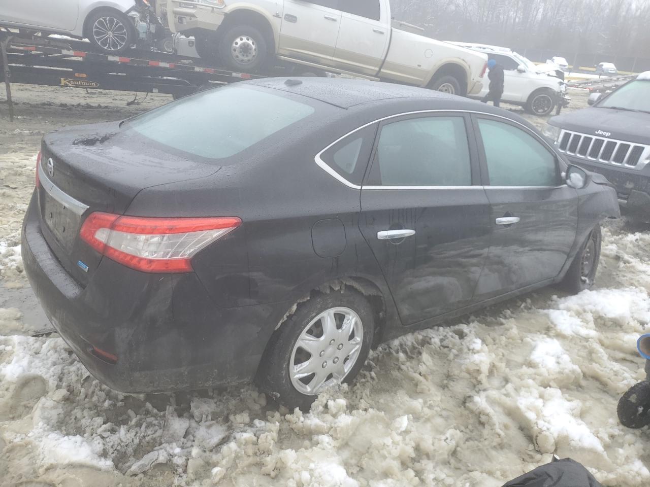 2013 Nissan Sentra VIN 3N1AB7AP3DL668115 Copart auction photo, front end / undercarriage damage thumbnail 3