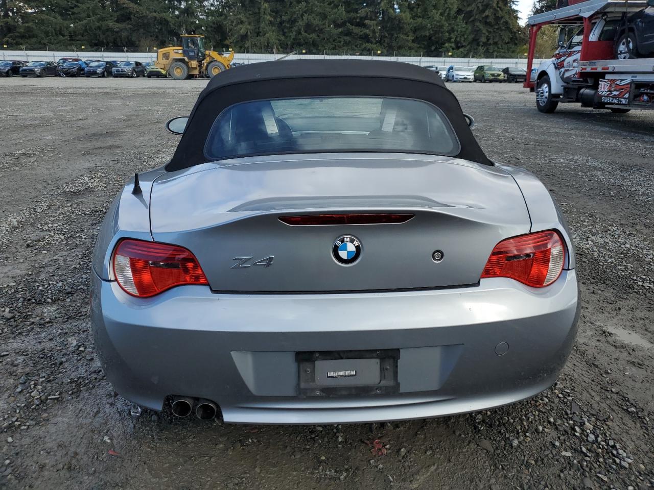 2006 BMW Z4 VIN 4USBU33596LW67267 Copart auction photo, front end damage thumbnail 6