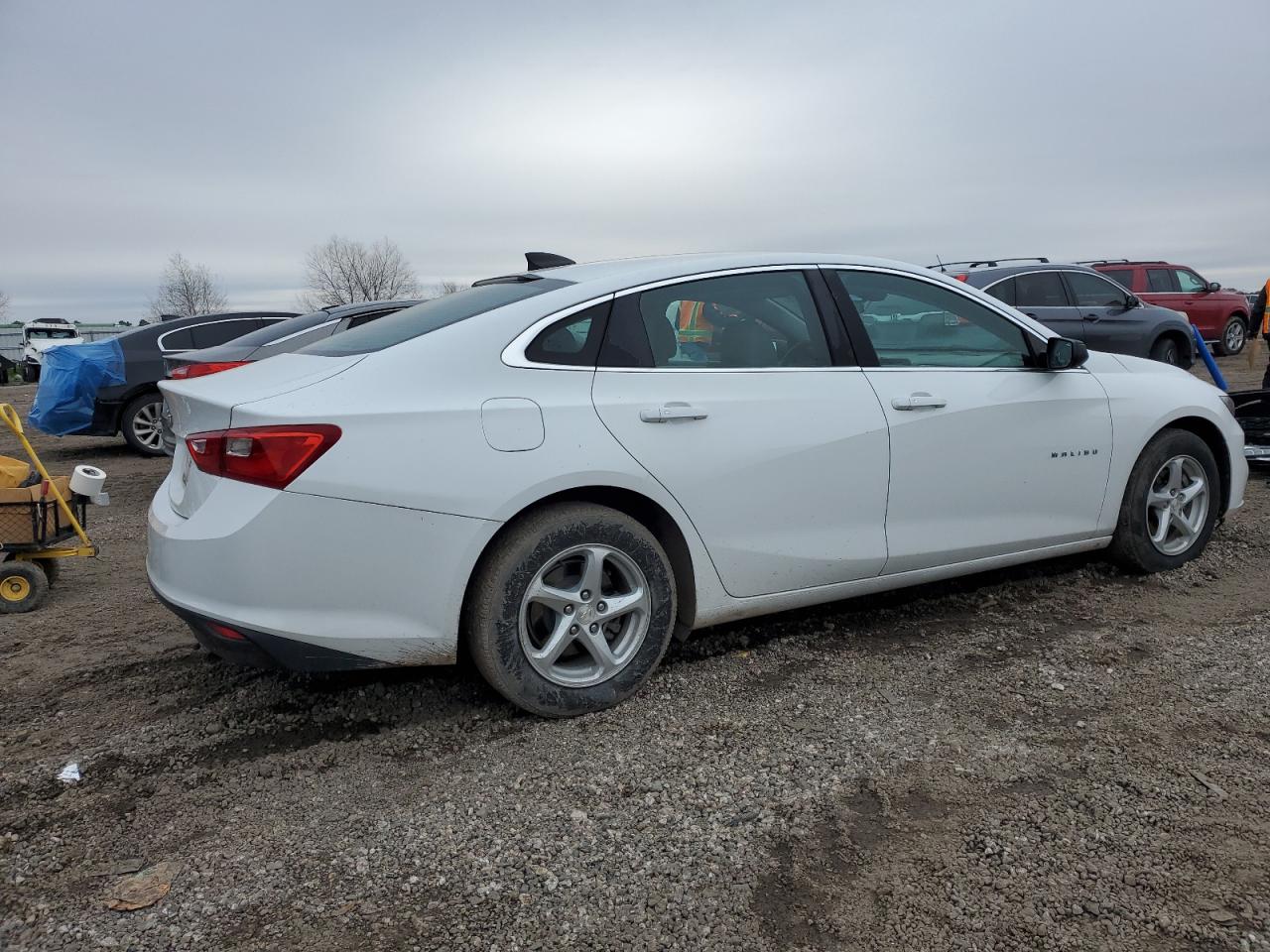 2017 Chevrolet Malibu VIN 1G1ZB5ST9HF124615 Copart auction photo, hail / minor dent/scratches damage thumbnail 3