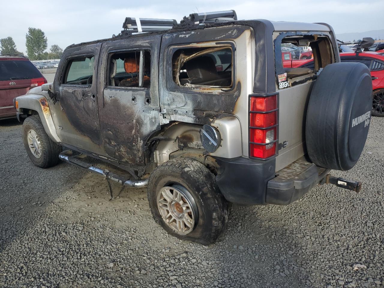 2006 Hummer H3 VIN 5GTDN136268242400 Copart auction photo, burn - interior damage thumbnail 2