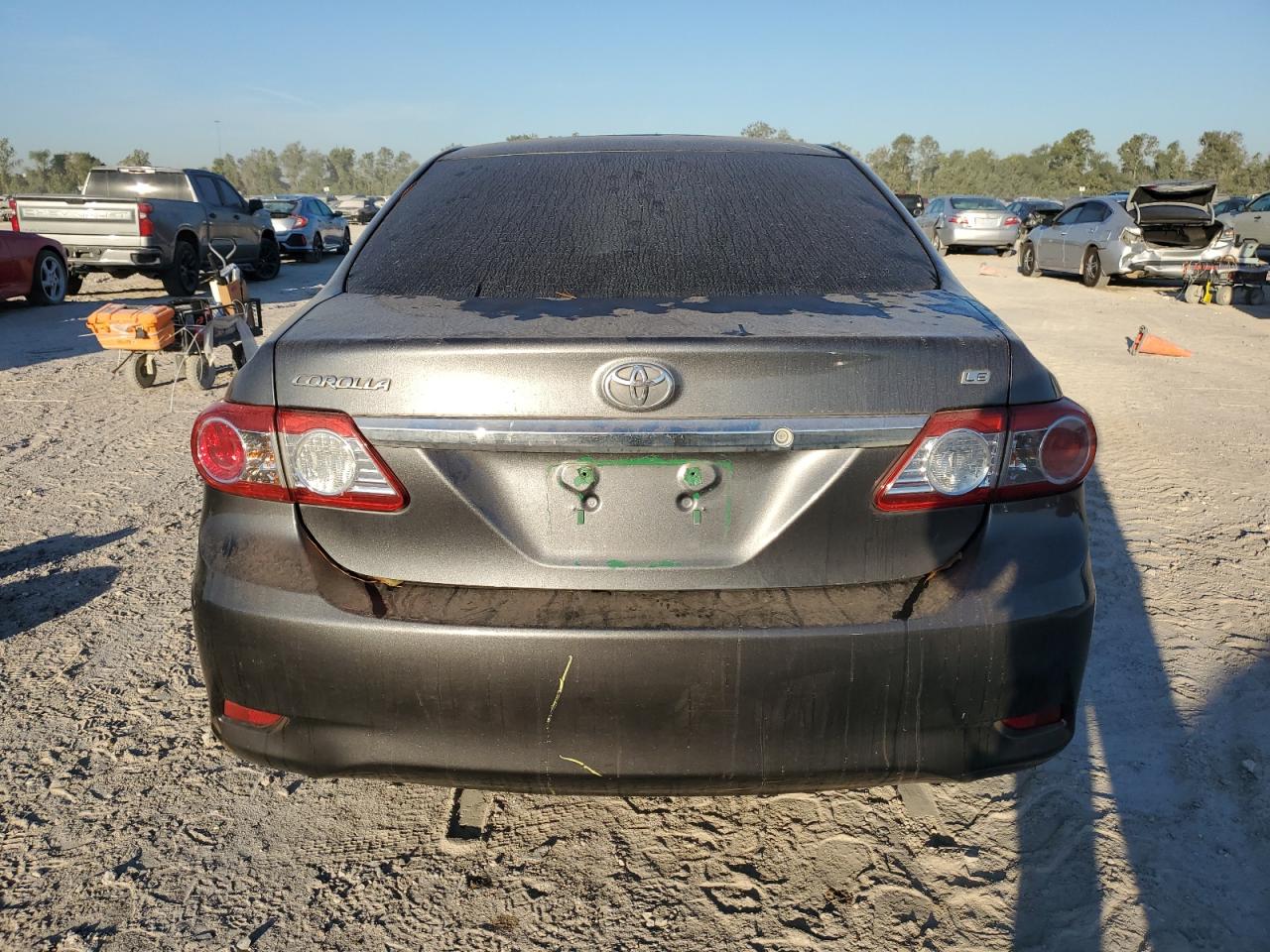 2011 Toyota Corolla VIN 2T1BU4EEXBC622803 Copart auction photo, frame damage / all over damage thumbnail 6
