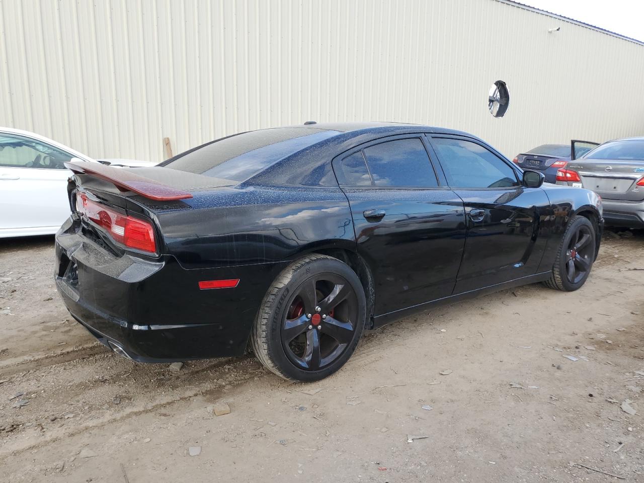 2014 Dodge Charger VIN 2C3CDXHG7EH334075 Copart auction photo, rear end / front end damage thumbnail 3
