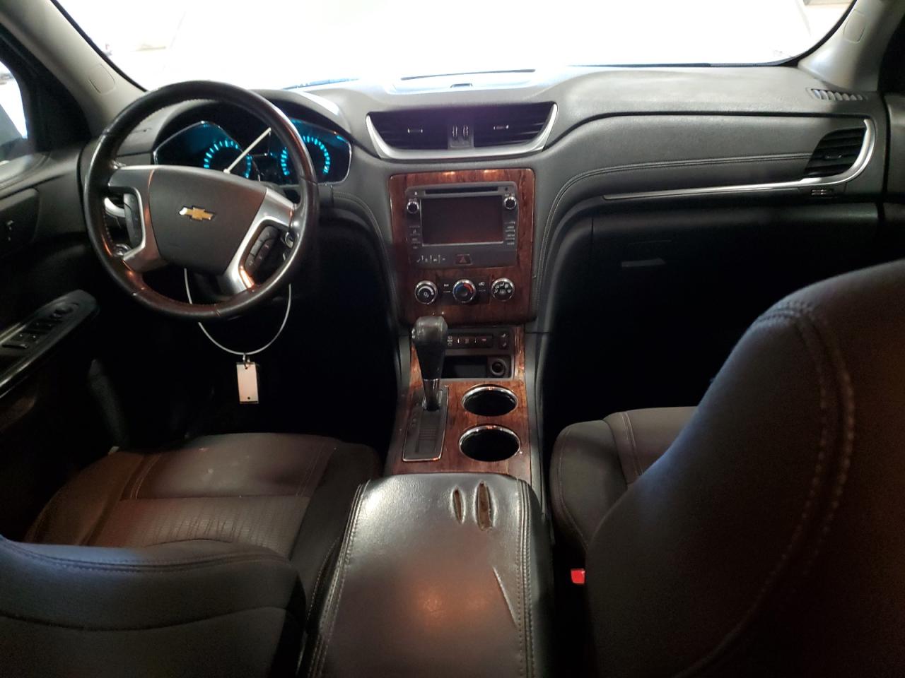 2014 Chevrolet Traverse VIN 1GNKRGKD0EJ159780 Copart auction photo, front end / side damage thumbnail 8