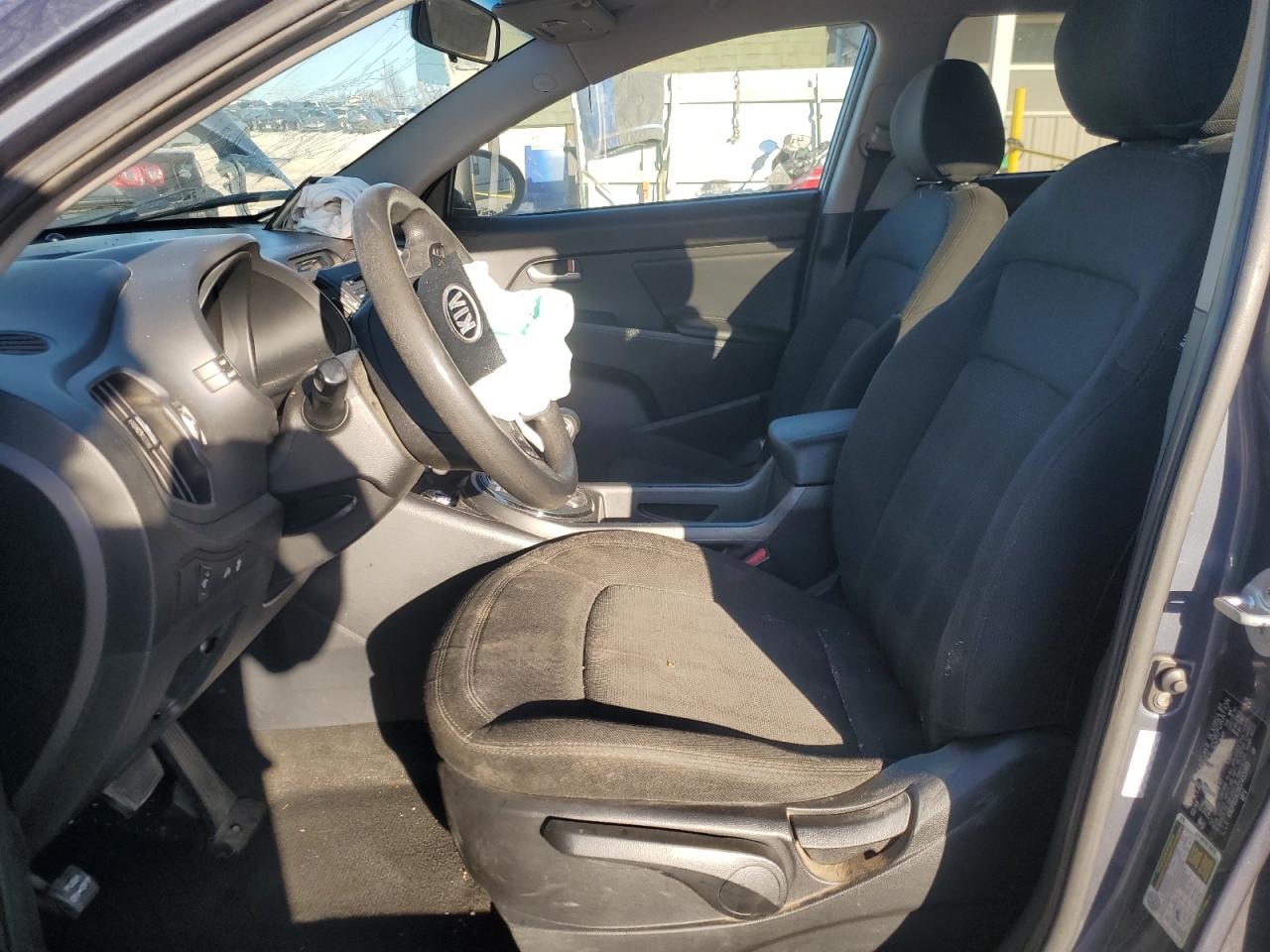 2013 KIA Sportage VIN KNDPB3A26D7455989 Copart auction photo, front end / side damage thumbnail 7