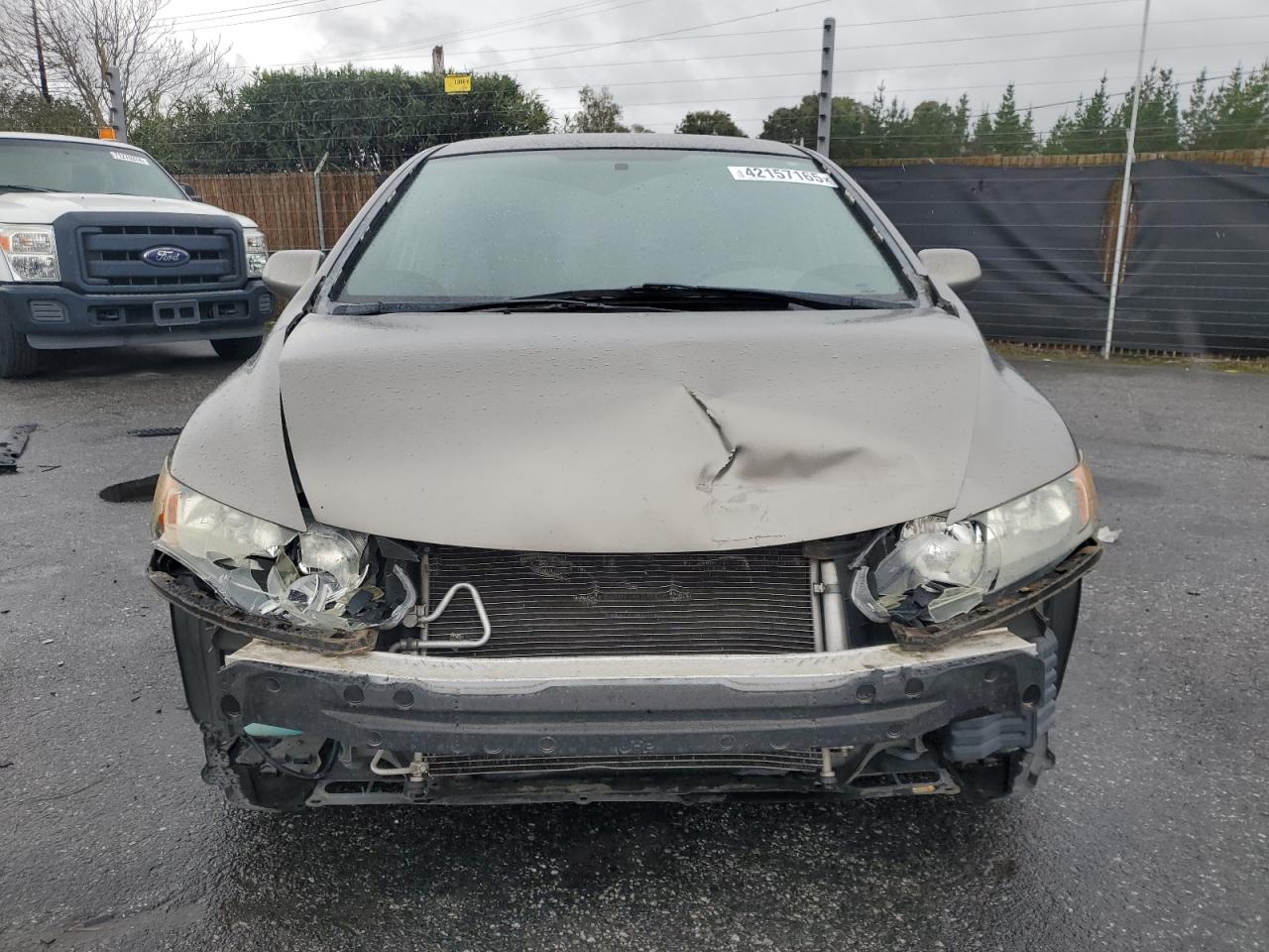 2008 Honda Civic VIN 2HGFA16518H338581 Copart auction photo, front end / side damage thumbnail 5