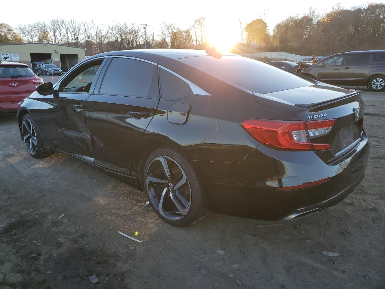 2018 Honda Accord VIN 1HGCV1F31JA241634 Copart auction photo, front end / side damage thumbnail 2