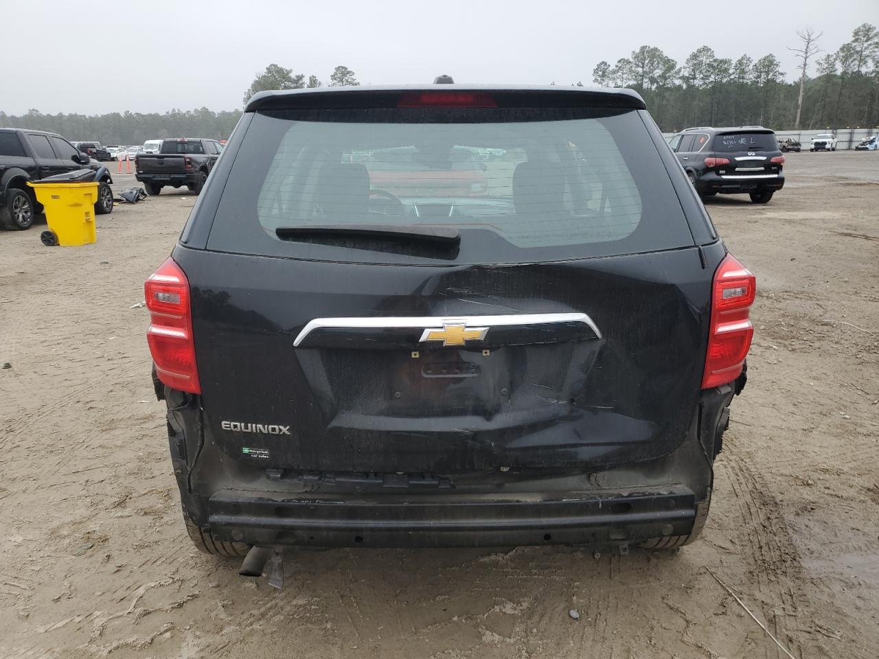 2017 Chevrolet Equinox VIN 2GNALBEK9H1586075 Copart auction photo, rear end / side damage thumbnail 6