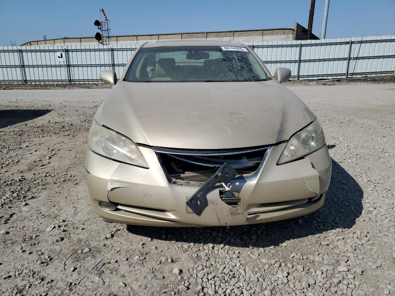 2007 Lexus ES VIN JTHBJ46G372154846 Copart auction photo, front end damage thumbnail 5