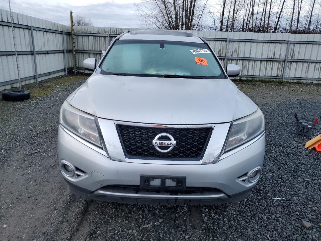 2013 Nissan Pathfinder VIN 5N1AR2MM4DC672808 Copart auction photo, side damage thumbnail 5