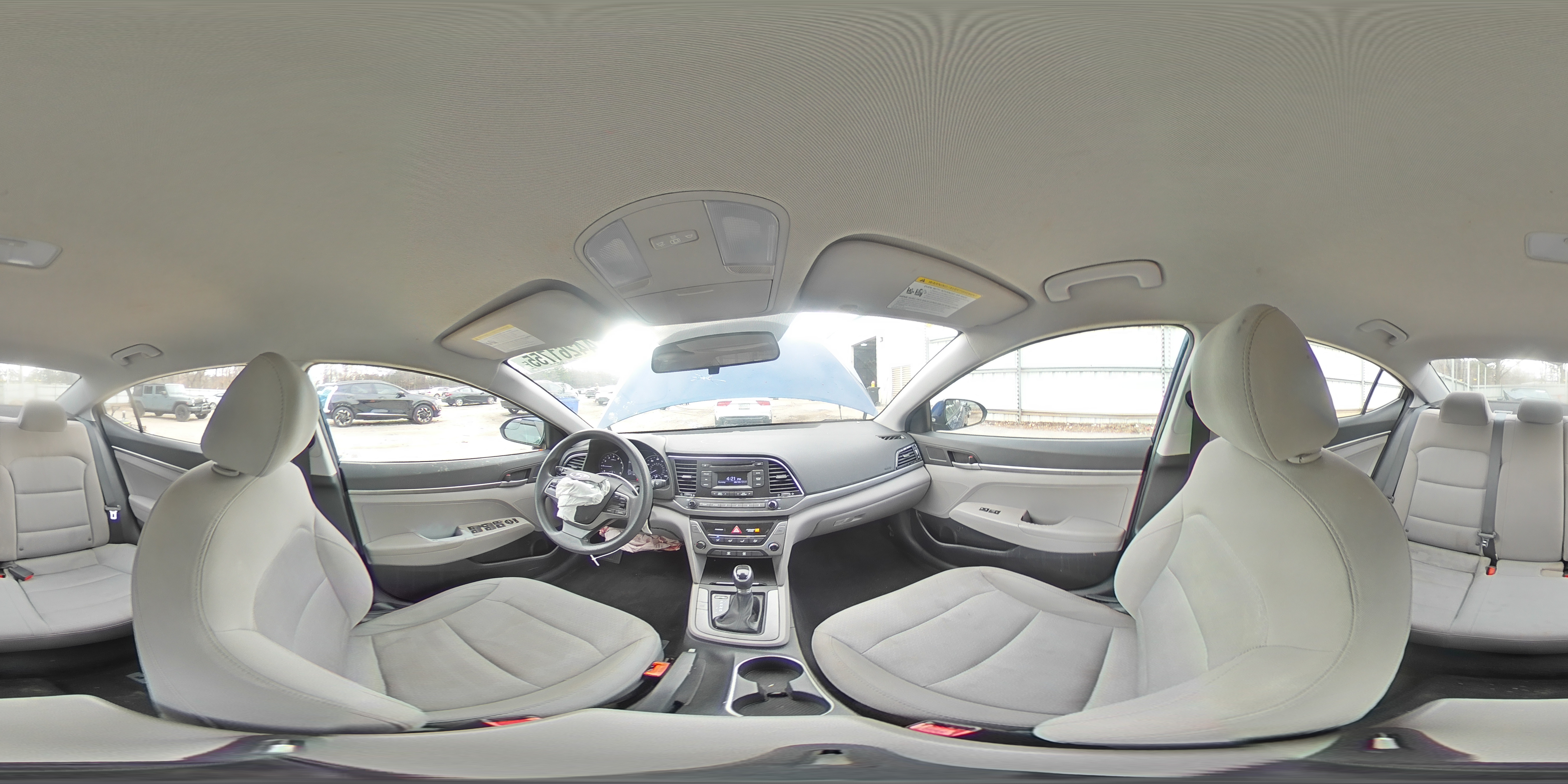 2017 Hyundai Elantra VIN 5NPD74LF3HH095771 Copart auction photo, front end damage thumbnail 14