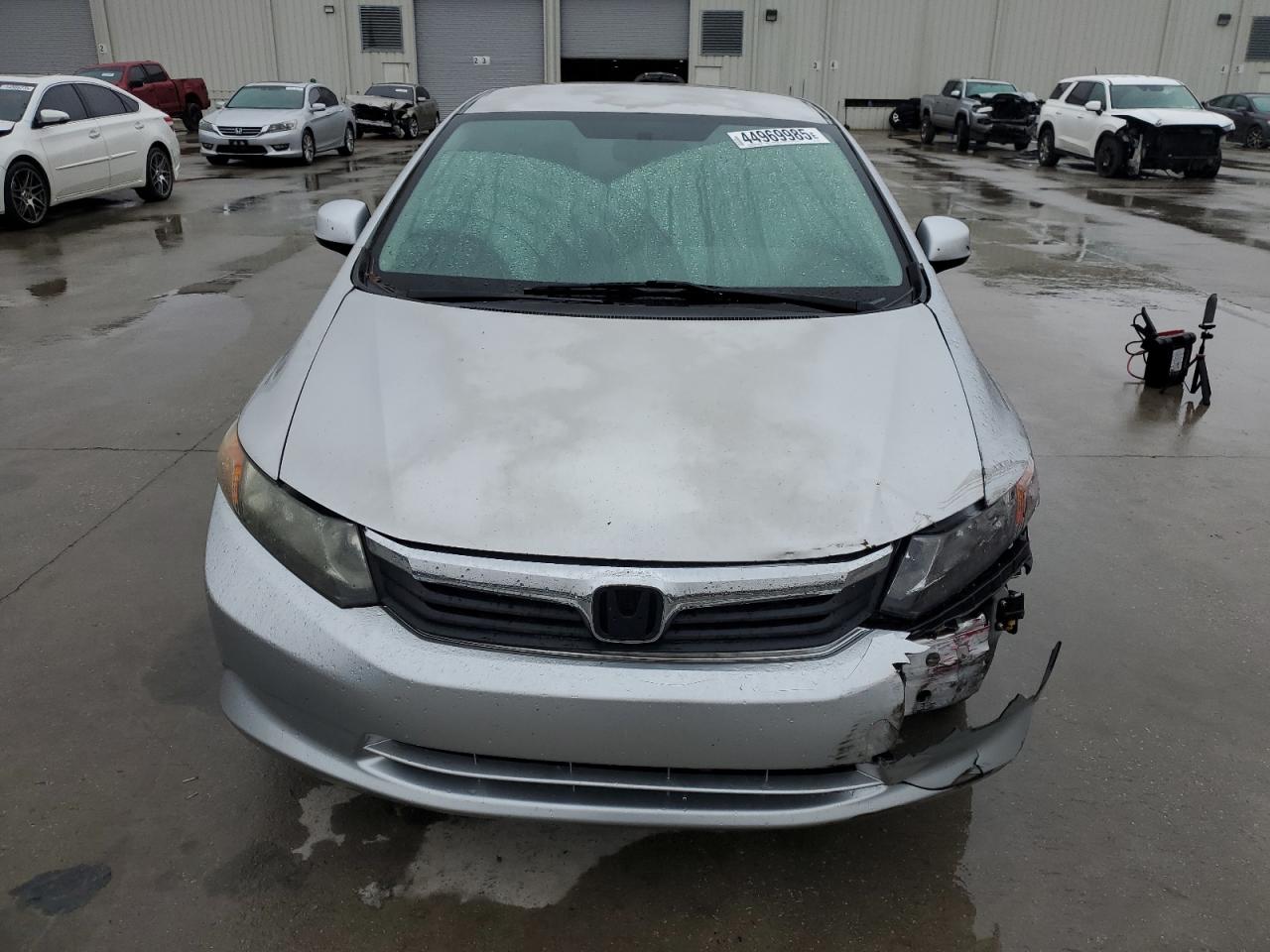 2012 Honda Civic VIN 2HGFB2F58CH318078 Copart auction photo, front end damage thumbnail 5