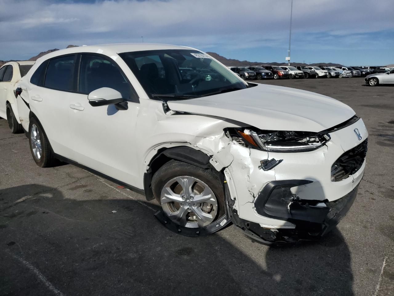 2024 Honda HR-V VIN 3CZRZ1H37RM743776 Copart auction photo, front end damage thumbnail 4