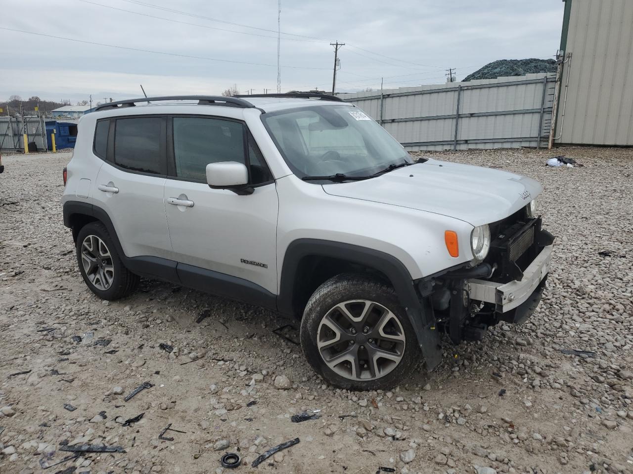 2017 Jeep Renegade VIN ZACCJBBB5HPF58484 Copart auction photo, rear end / front end damage thumbnail 4