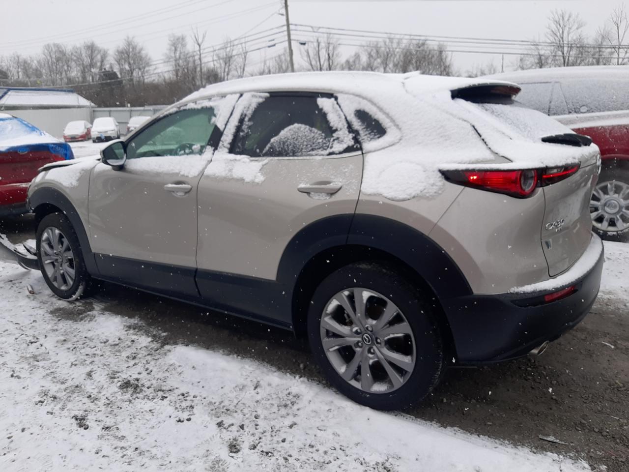 2023 Mazda CX-30 VIN 3MVDMBDM7PM587088 Copart auction photo, front end damage thumbnail 2
