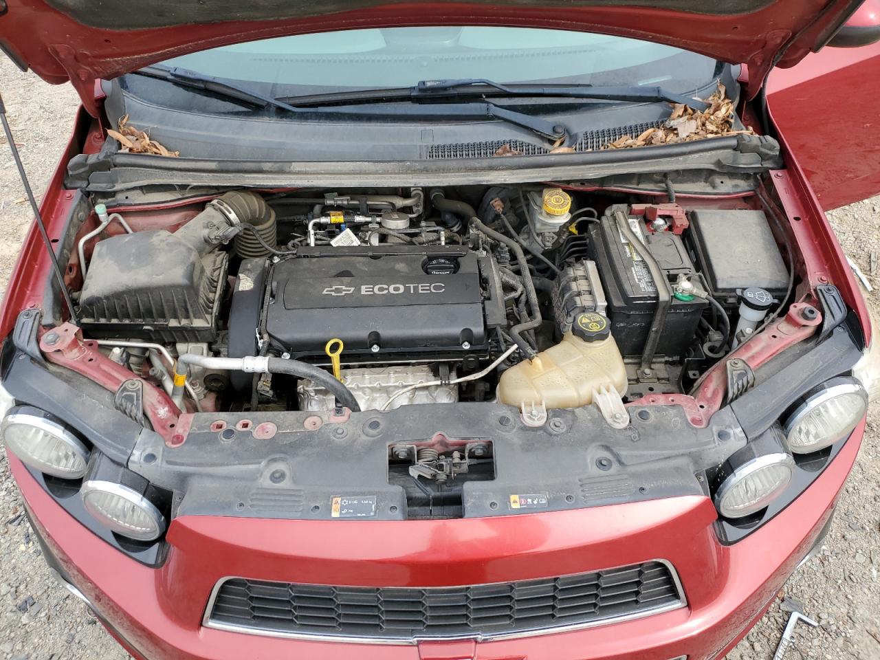 2014 Chevrolet Sonic VIN 1G1JC5SH8E4171843 Copart auction photo, water/flood / front end damage thumbnail 11