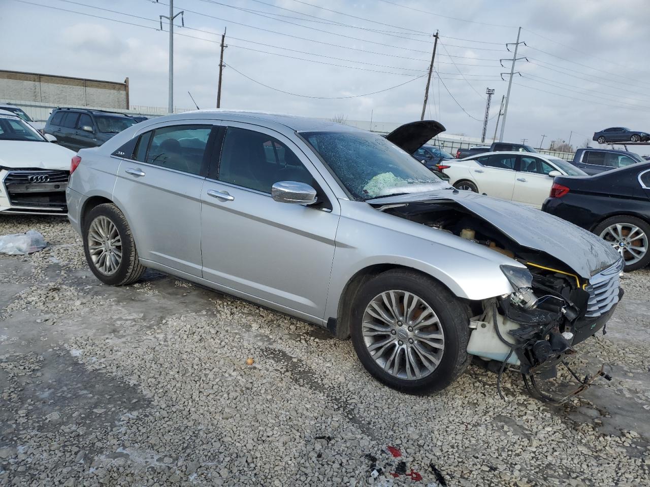 2011 Chrysler 200 VIN 1C3BC2FG0BN505207 Copart auction photo, front end damage thumbnail 4