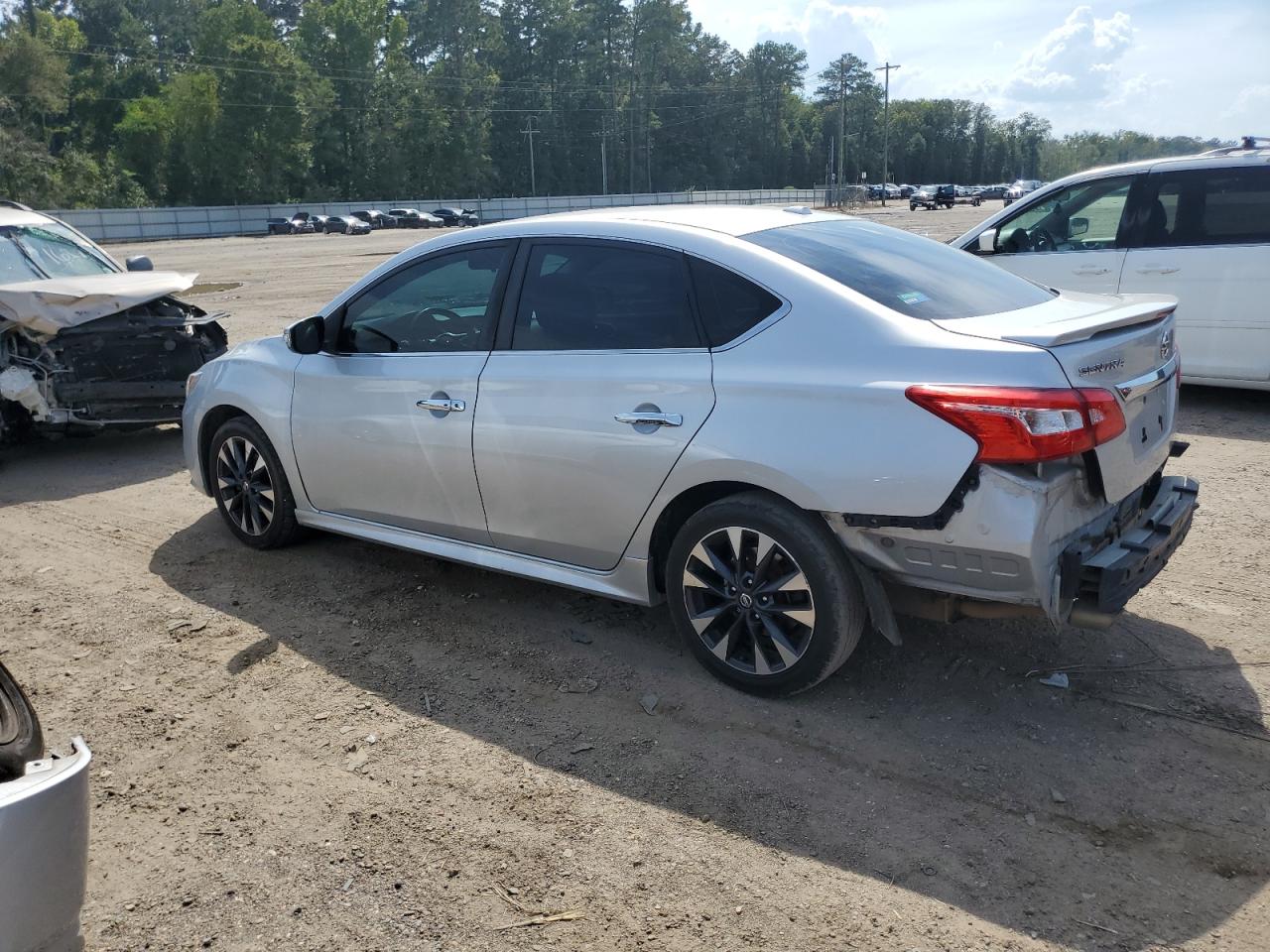 2017 Nissan Sentra VIN 3N1AB7AP5HY253015 Copart auction photo, rear end damage thumbnail 2