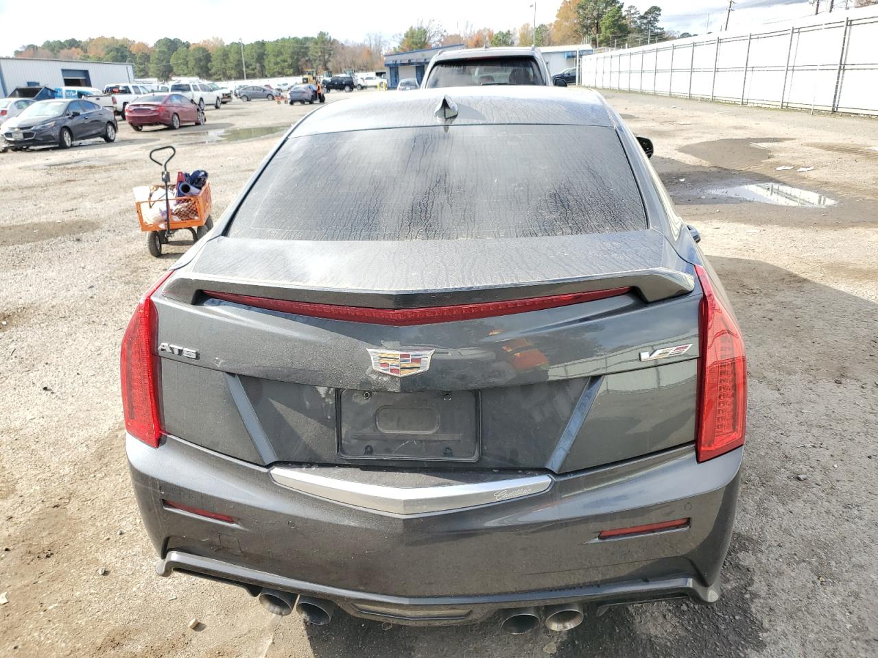 2017 Cadillac ATS VIN 1G6AN5SYXH0170757 Copart auction photo, vandalism damage thumbnail 6